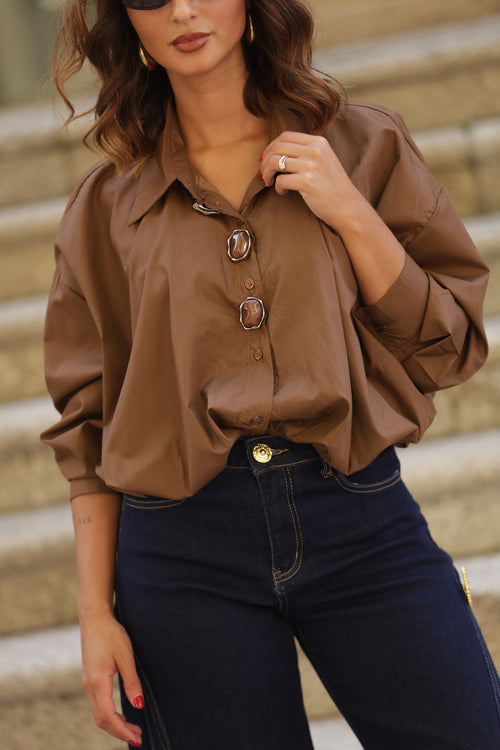 Blusa Capri Castanha