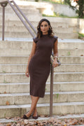 Vestido Matera Castanho