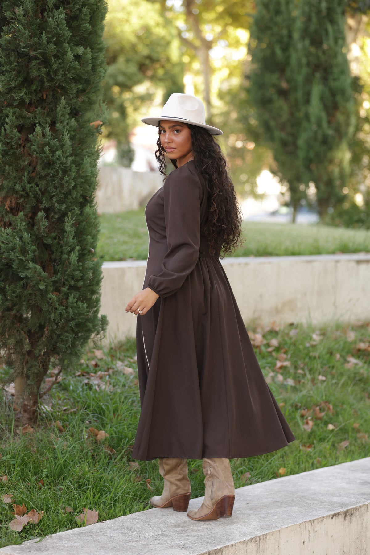 Vestido Arezzo Castanho — imagem 6