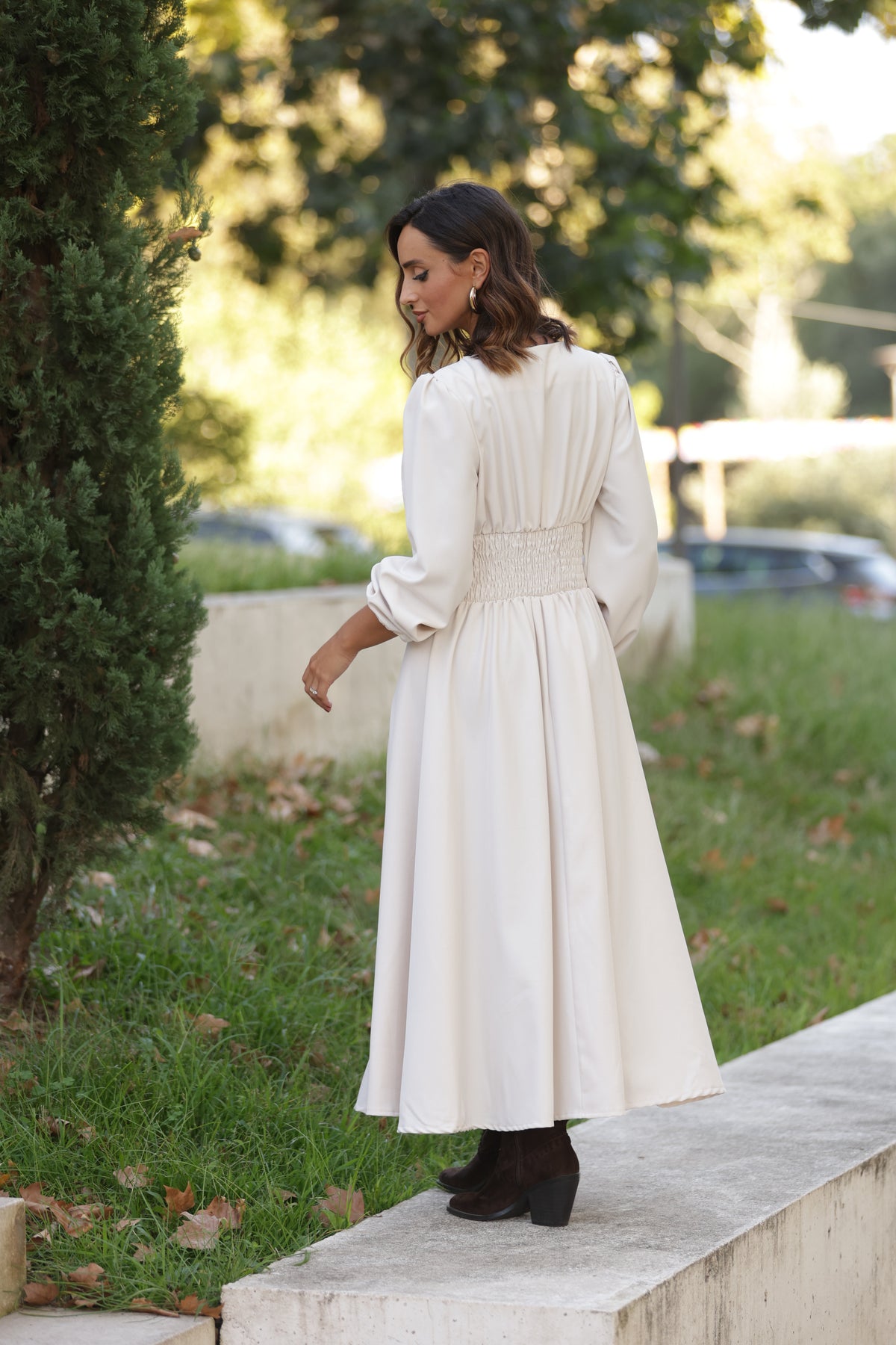 Vestido Arezzo Bege — imagem 5