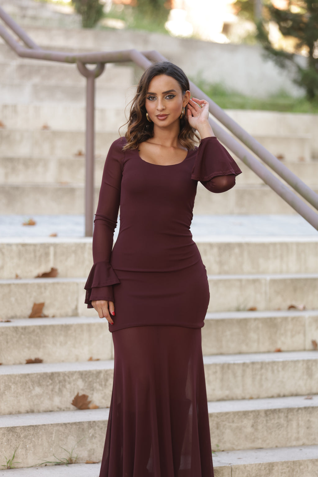 Vestido Bordeaux Malmö — imagem 2