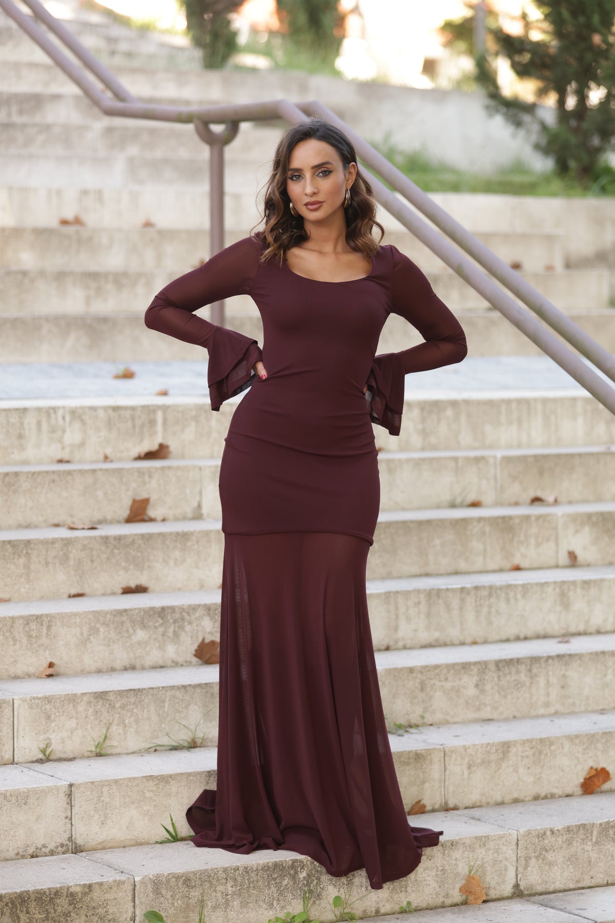 Vestido Bordeaux Malmö