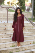 Vestido Arezzo Bordo