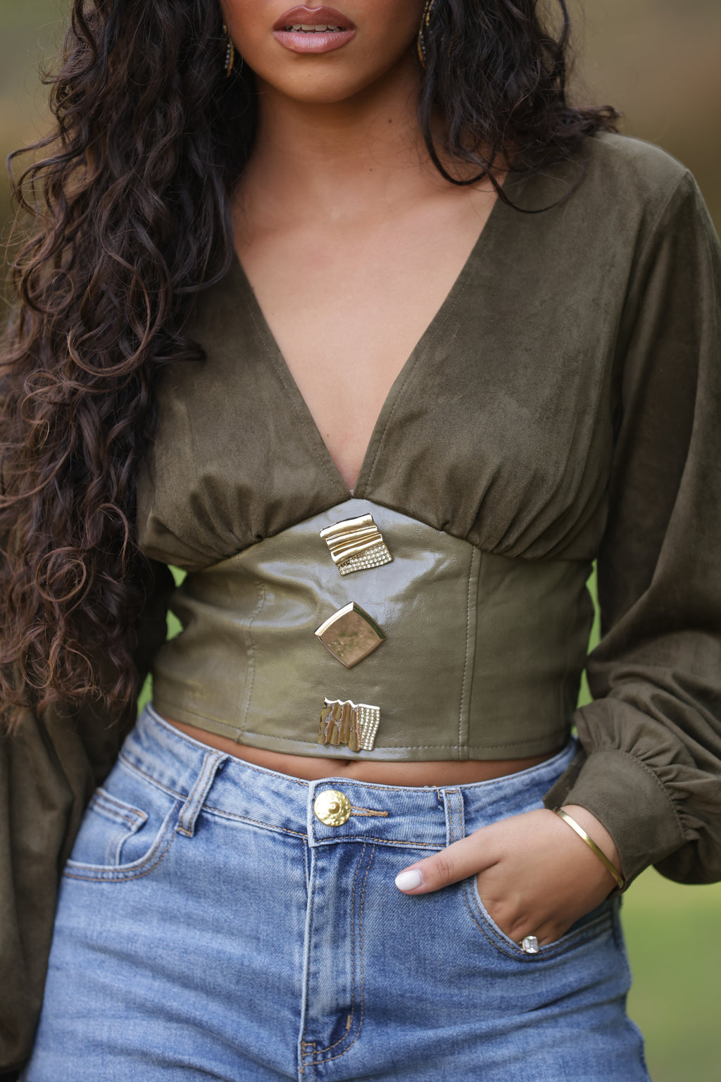 Top/Corset Siena Verde — imagem 2