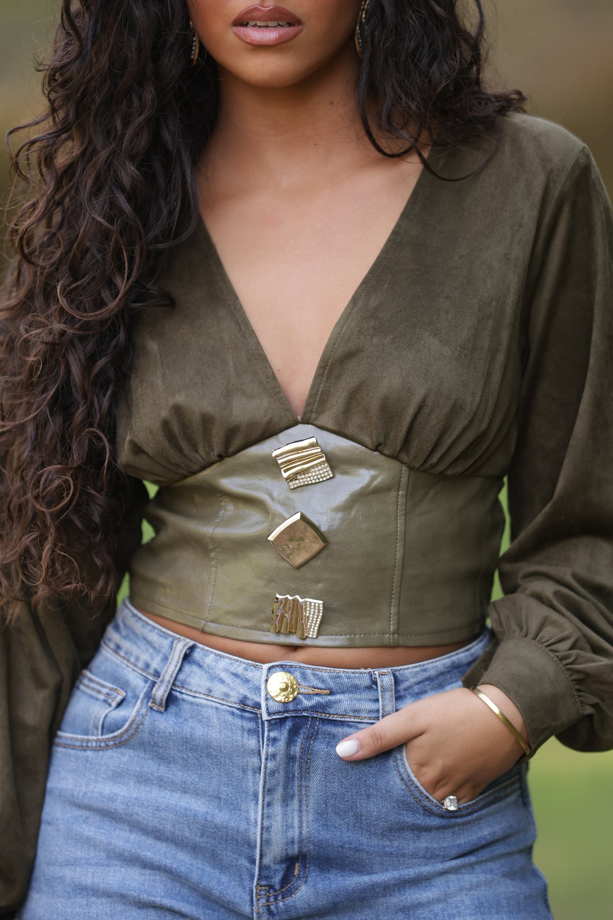 Top/Corset Siena Verde — imagem 2