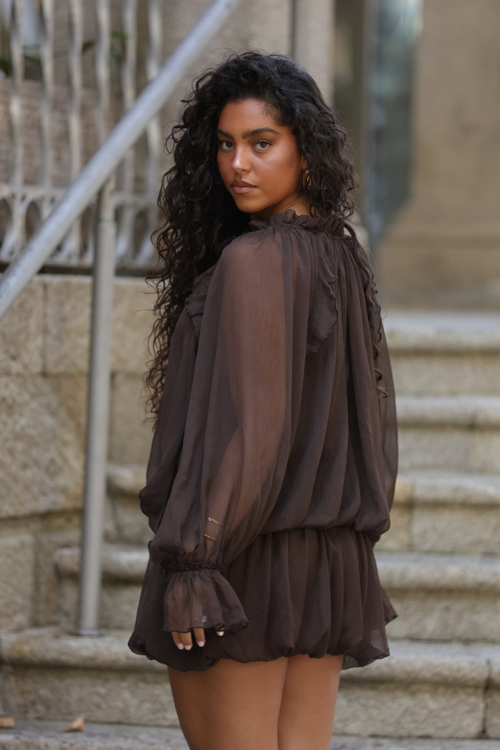 Vestido Ravena Castanho — imagem 5
