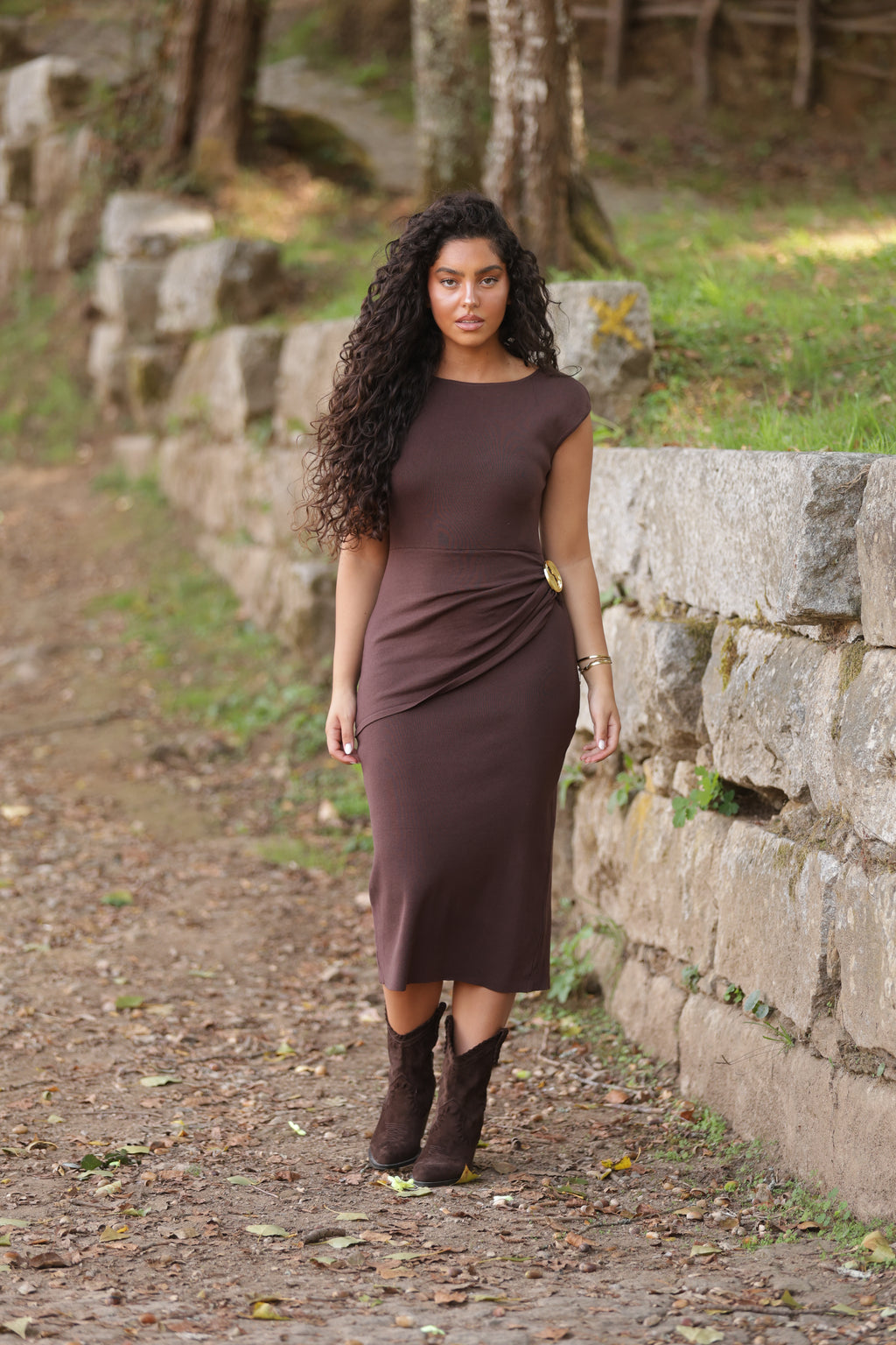 Vestido Modena Castanho — imagem 2