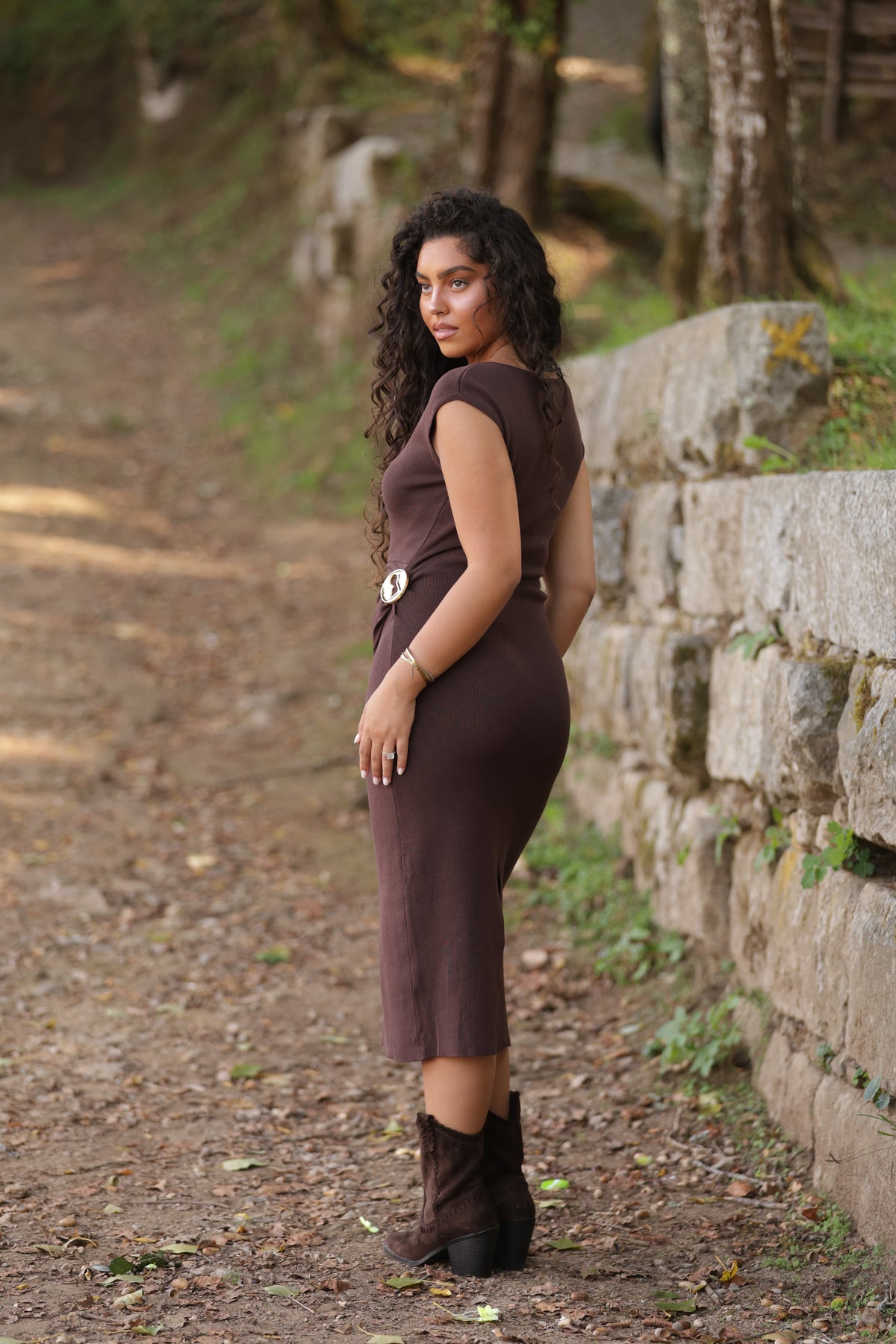Vestido Modena Castanho — imagem 5