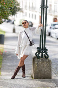 Vestido Firenze c/Folhos - BEGE
