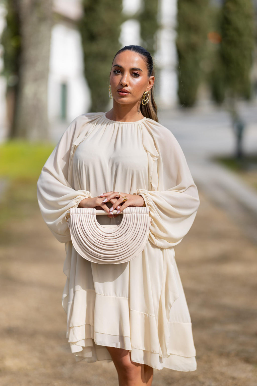 Vestido Capri Fluido - BEGE