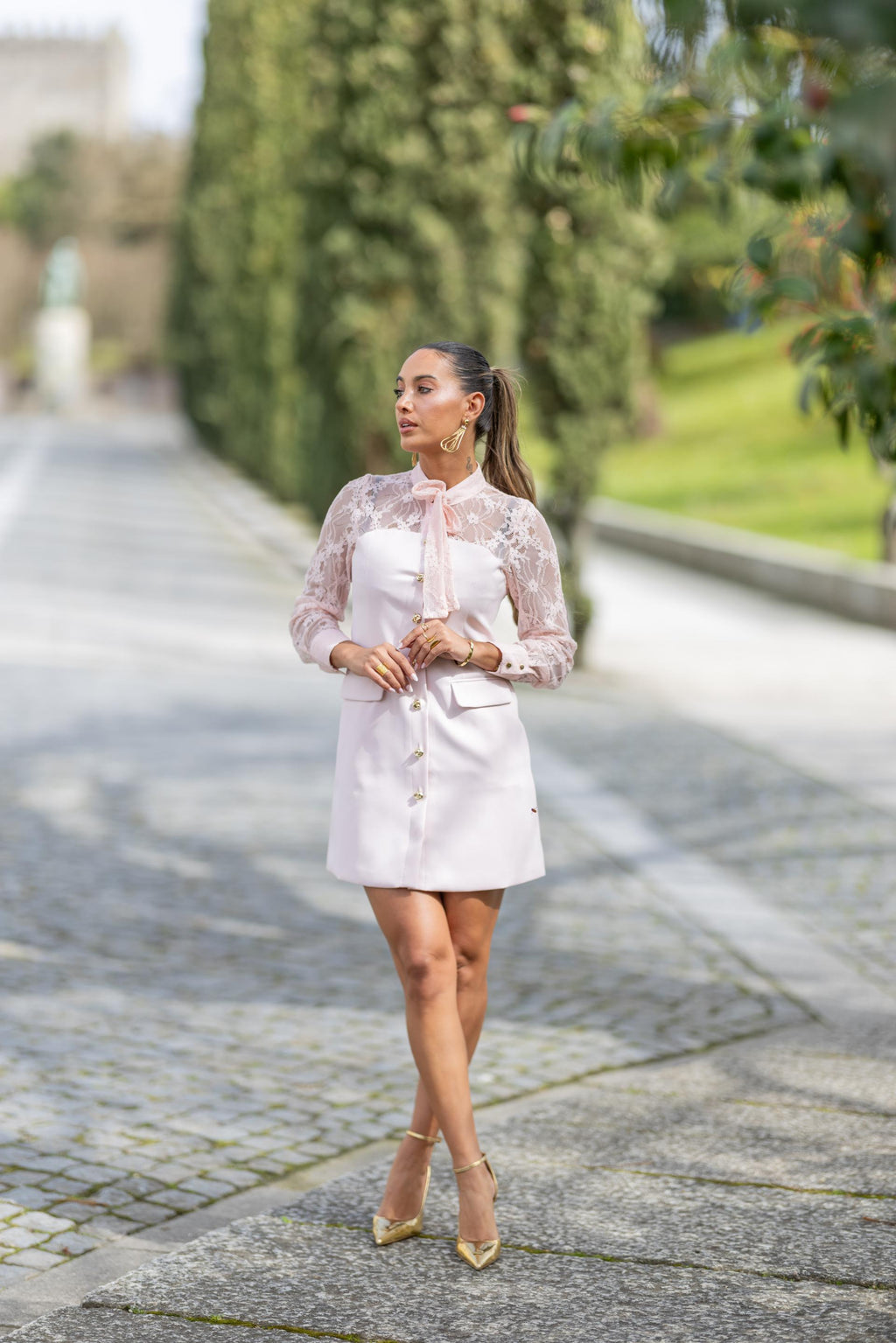 VESTIDO ELEGANCE- ROSA