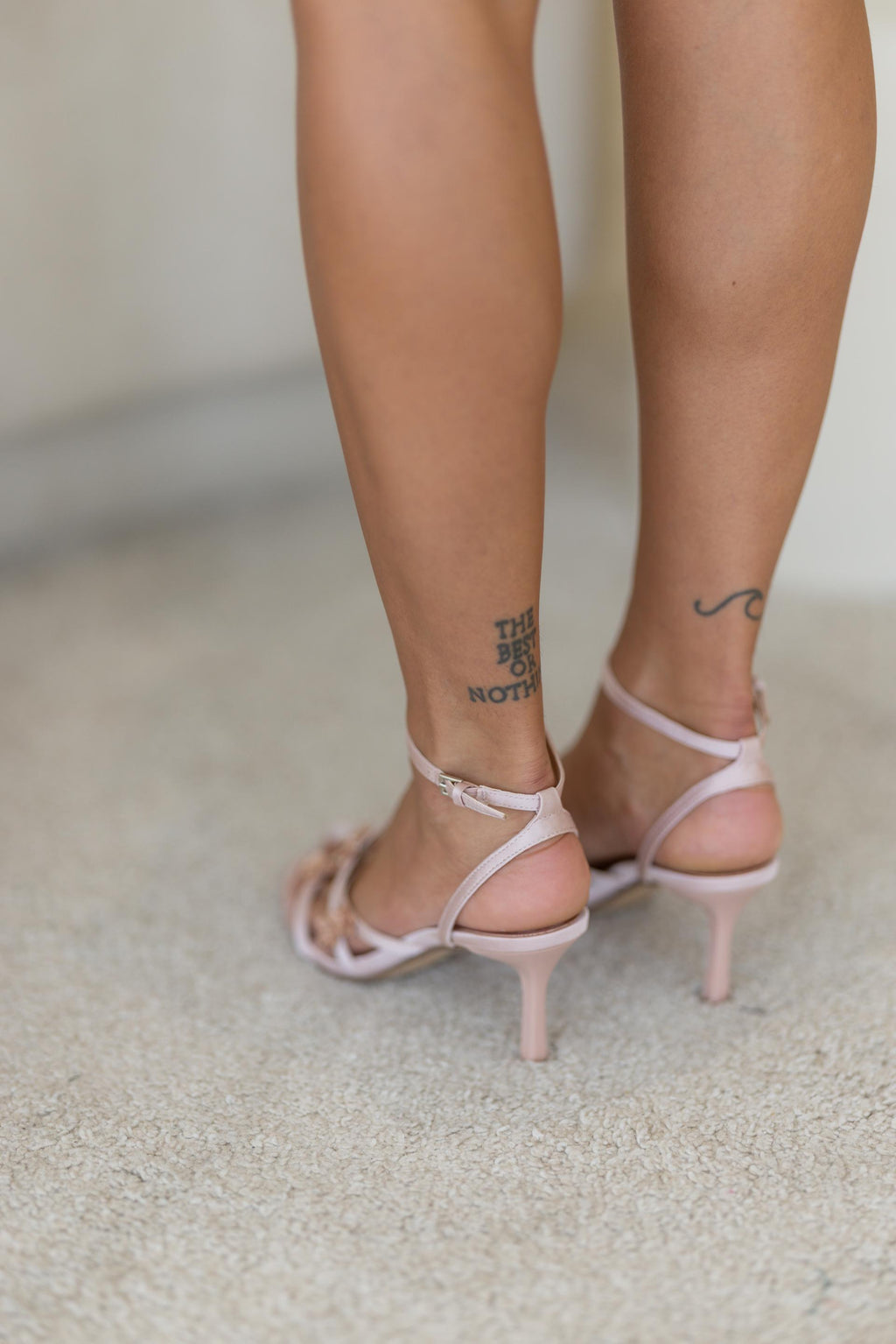 Sandália c/flores - Rosa