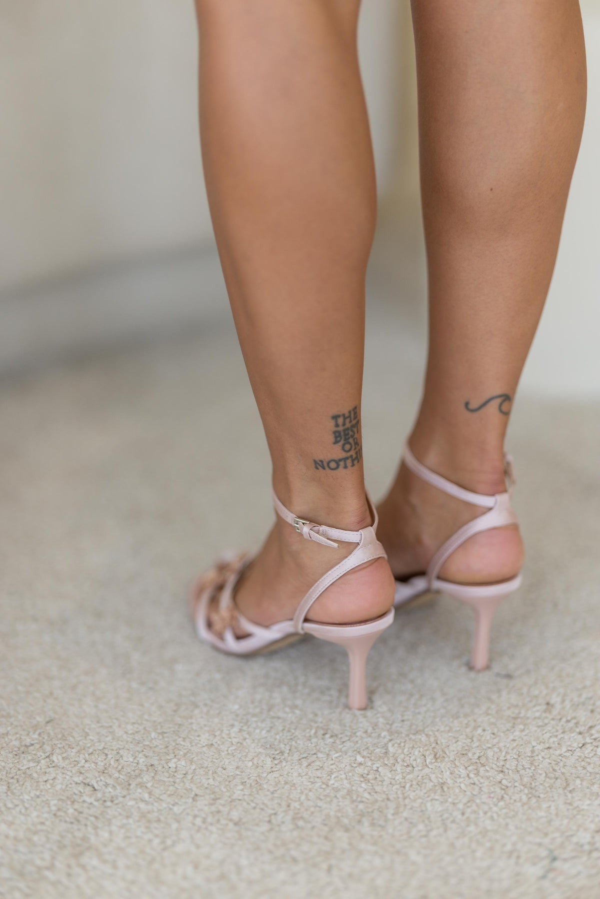 Sandália c/flores - Rosa