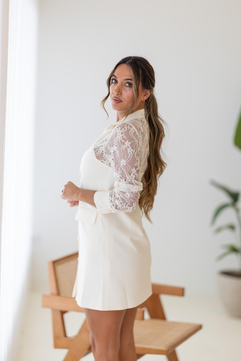 VESTIDO ÉLEGANCE - Bege