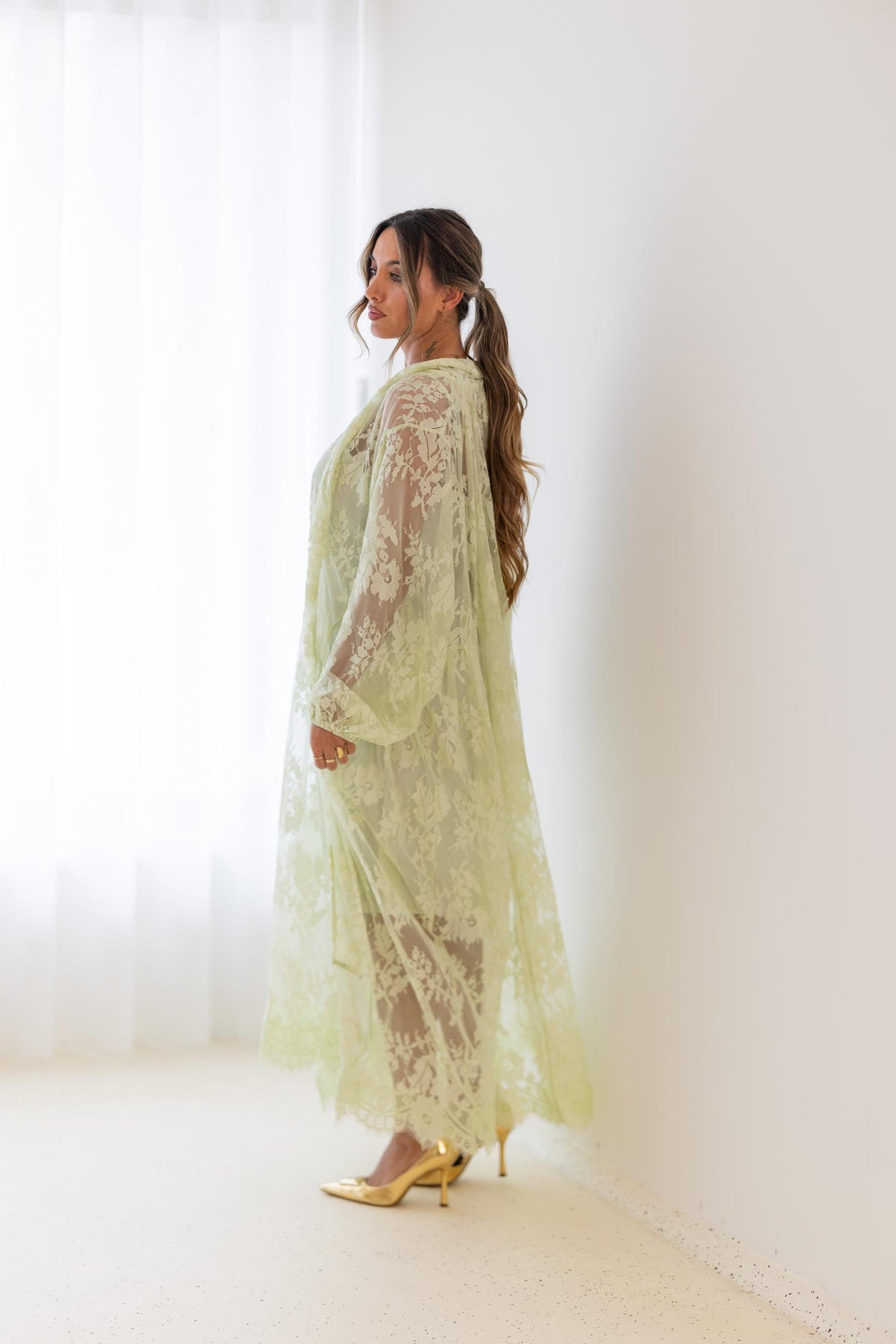 VESTIDO DOLCE VENTO - Pistácio