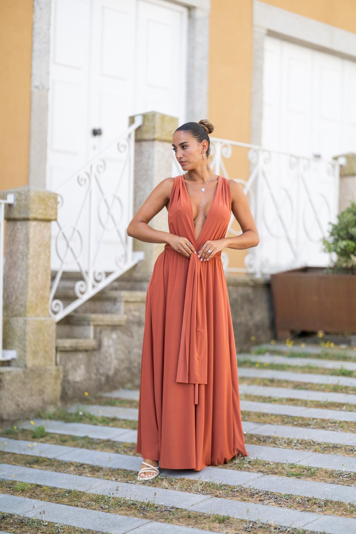 Vestido Multiposições - Terracota
