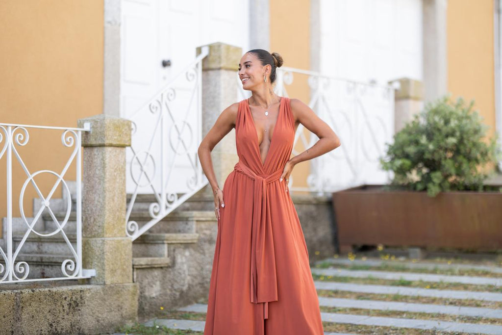Vestido Multiposições - Terracota