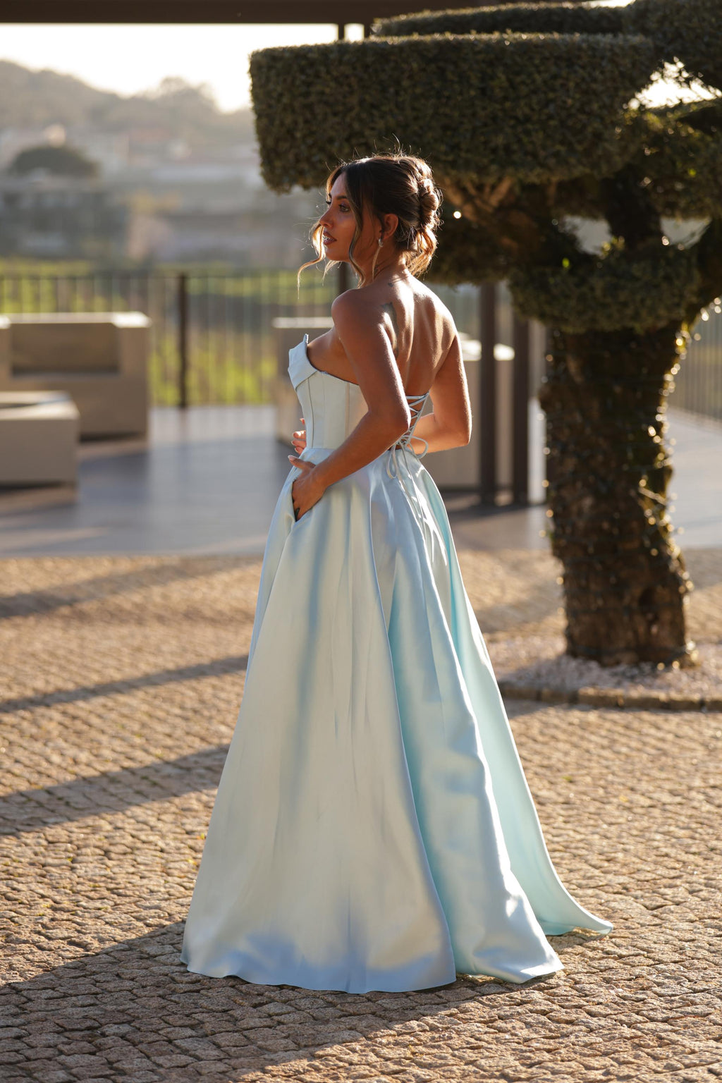 Vestido Malibu Azul Bebé