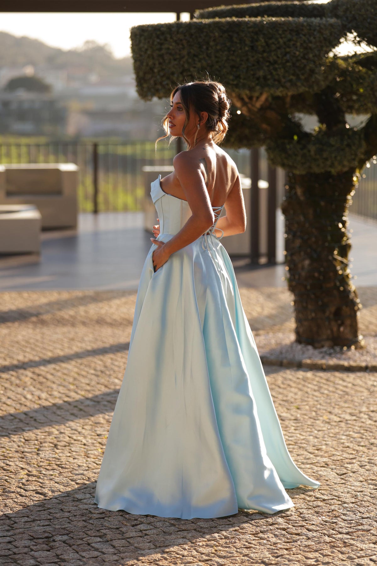 Vestido Malibu Azul Bebé