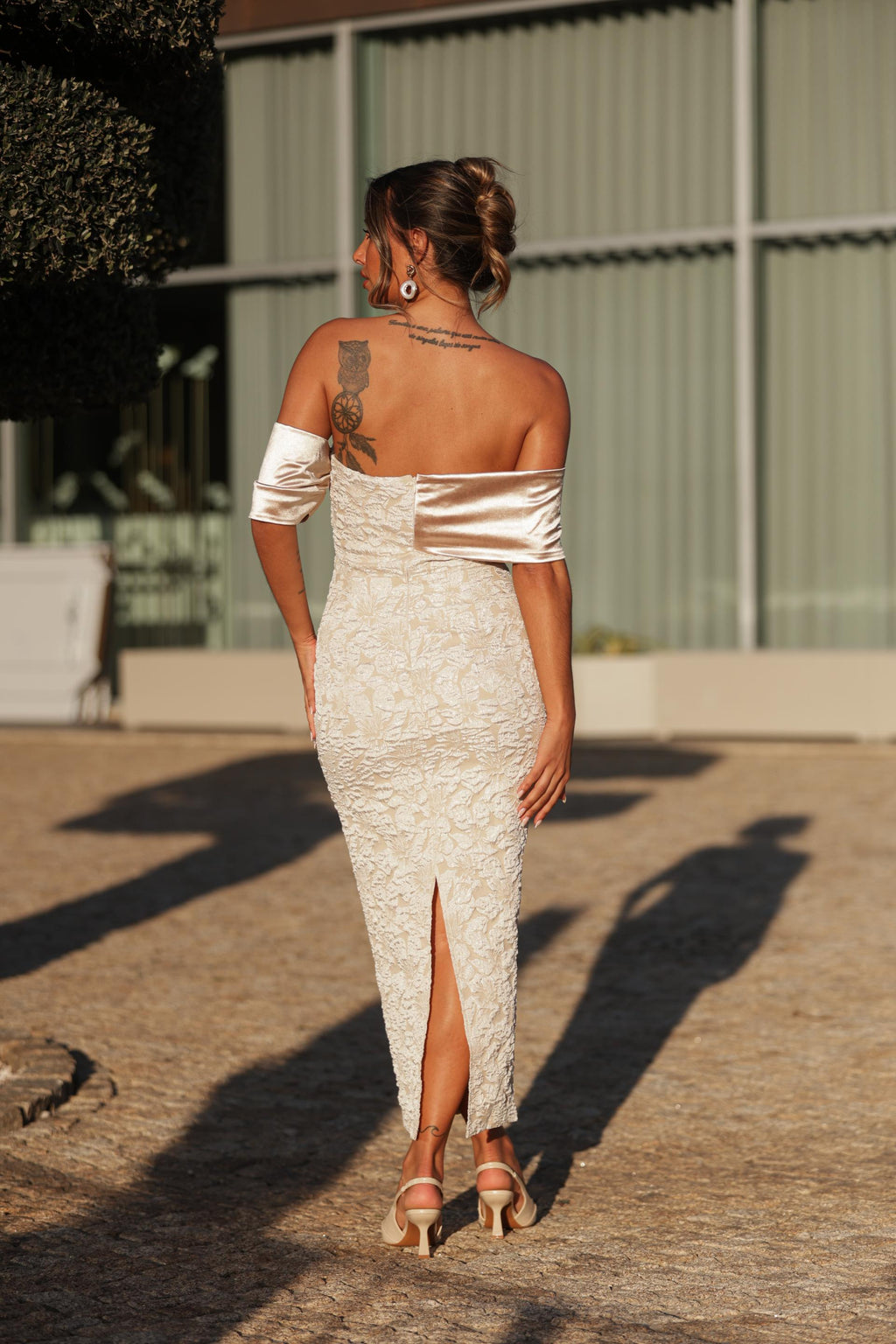 Vestido Elisa - Champagne