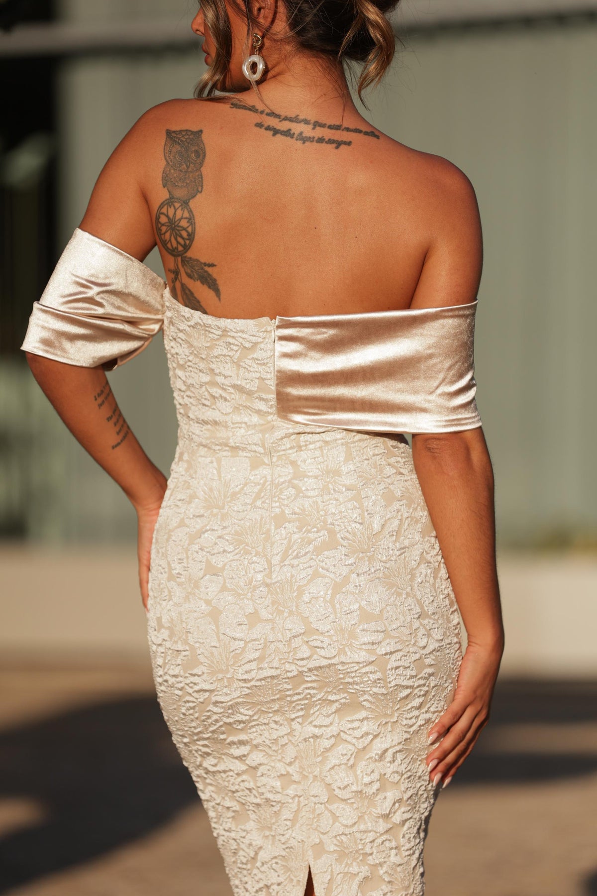 Vestido Elisa - Champagne