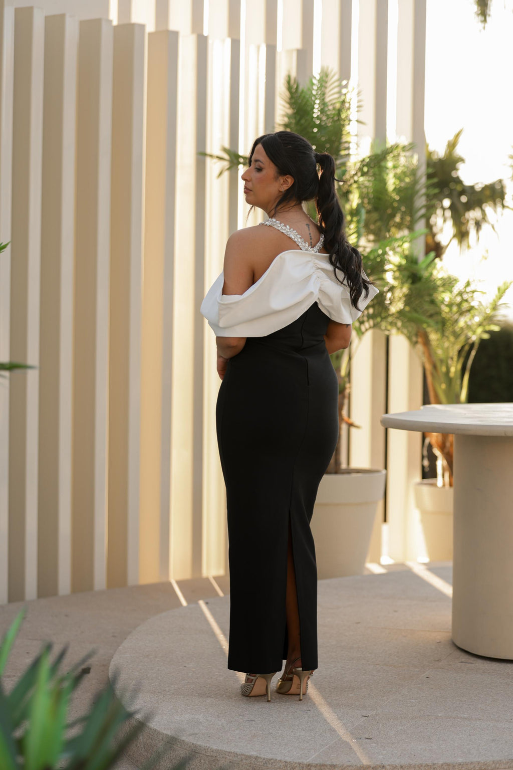 Vestido Capri - Preto & Branco