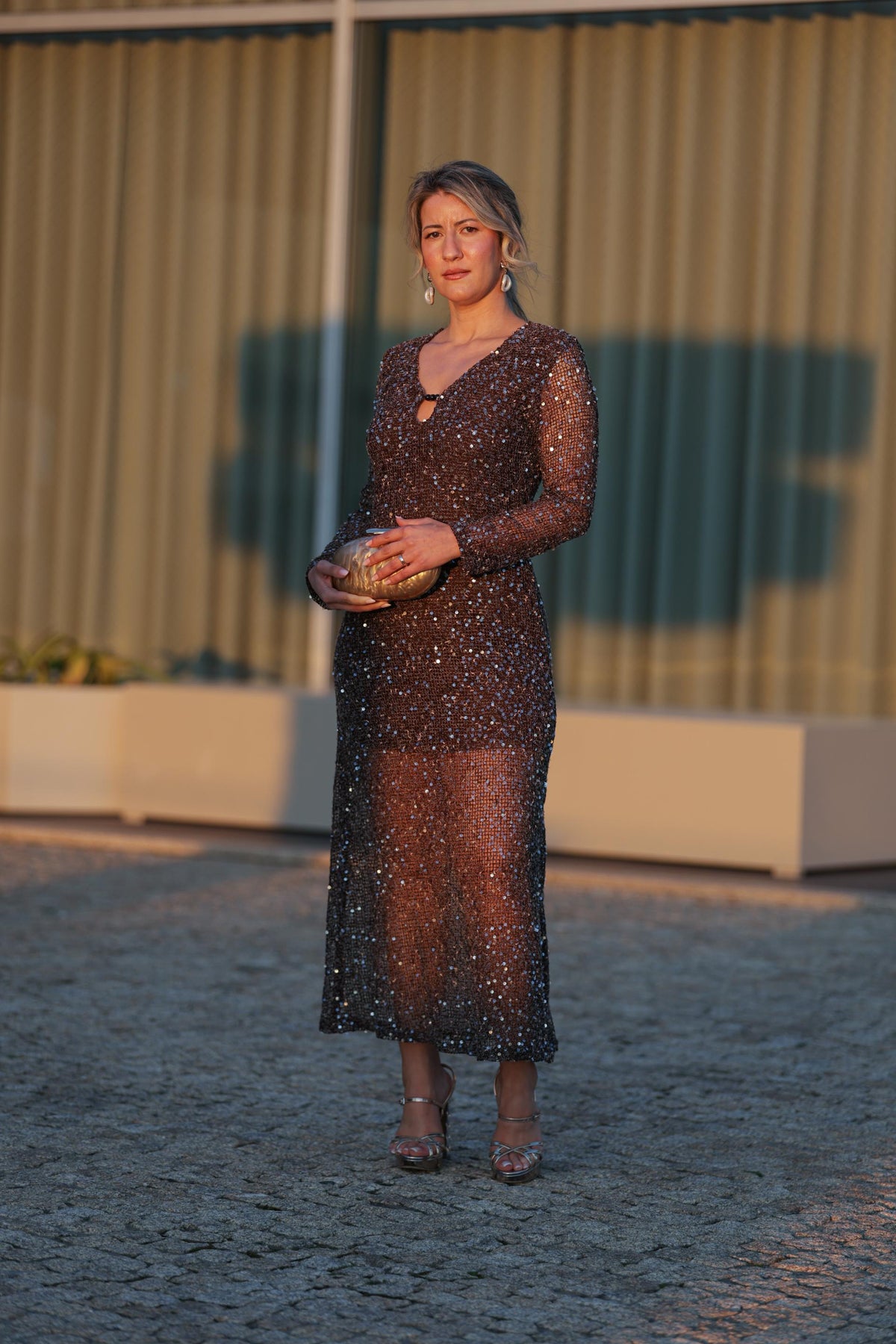 Vestido Florença Castanho