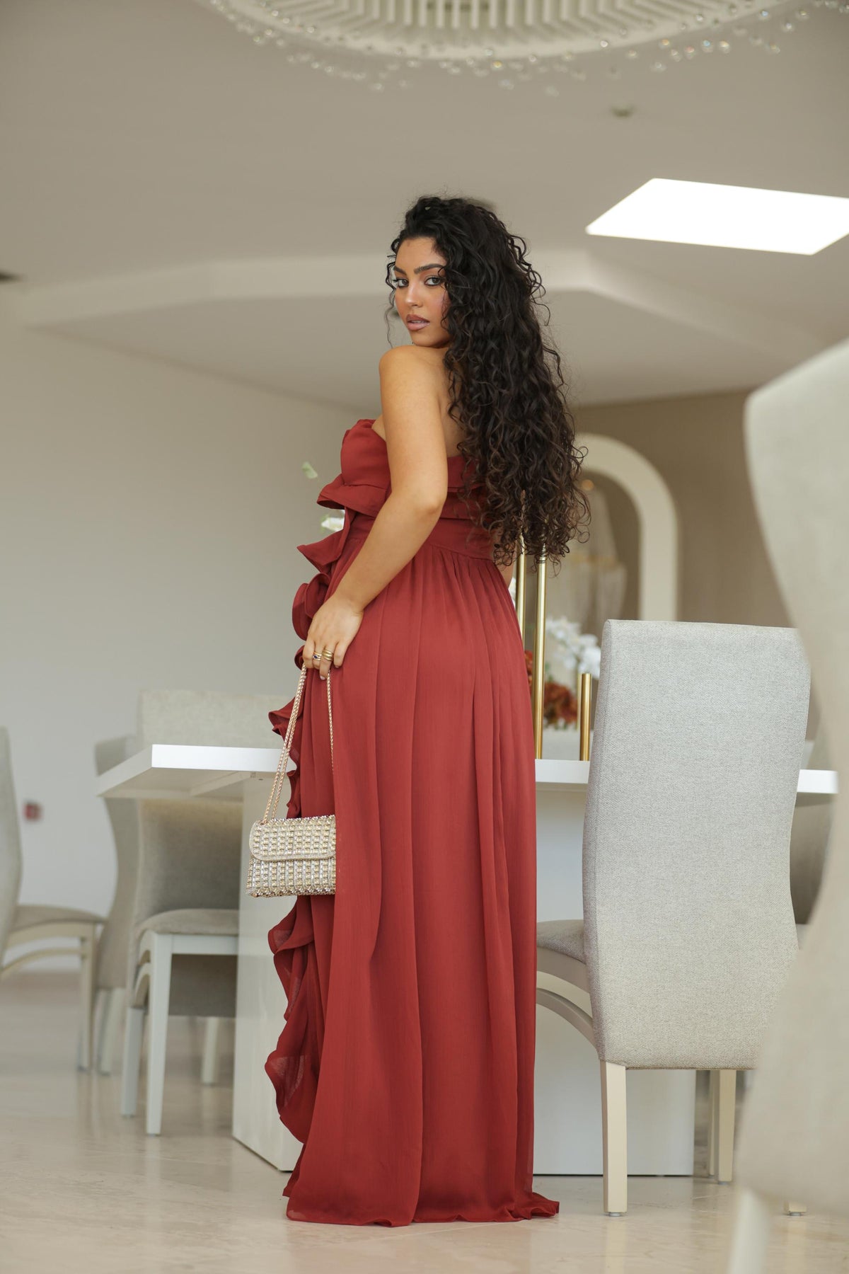 Vestido Ravello - Terracota