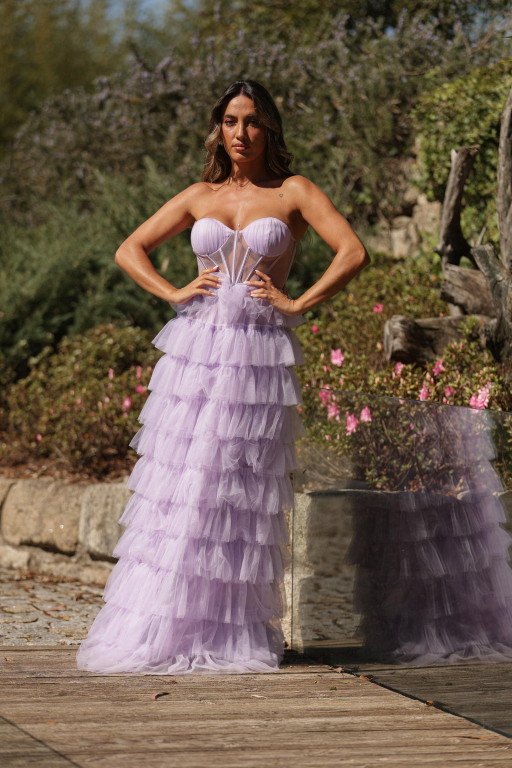 Vestido Isabella - Lilás