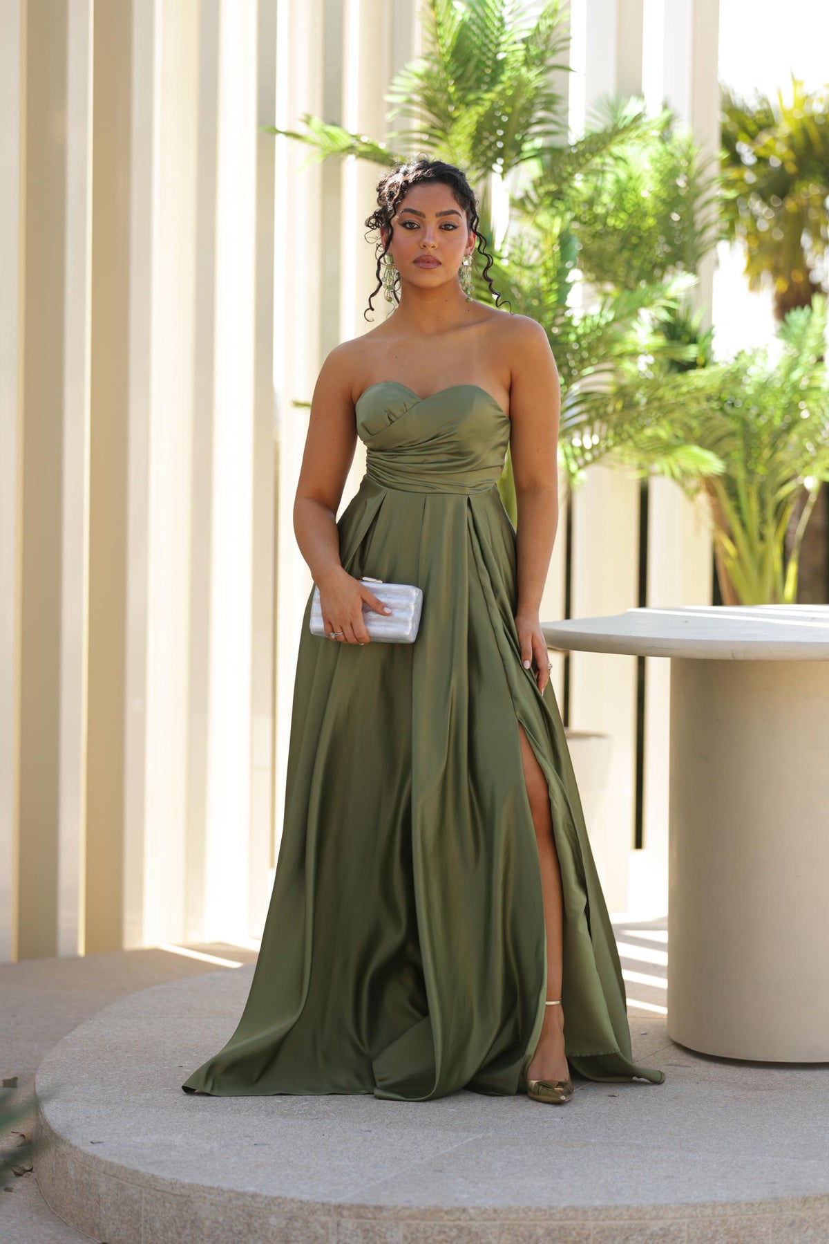 Vestido Alessia - Verde Oliva
