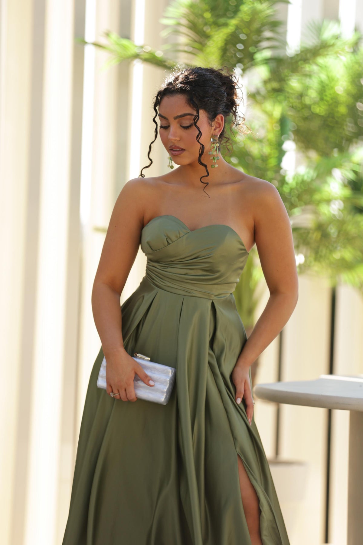 Vestido Alessia - Verde Oliva