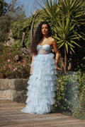 Vestido Isabella - Azul Bebé