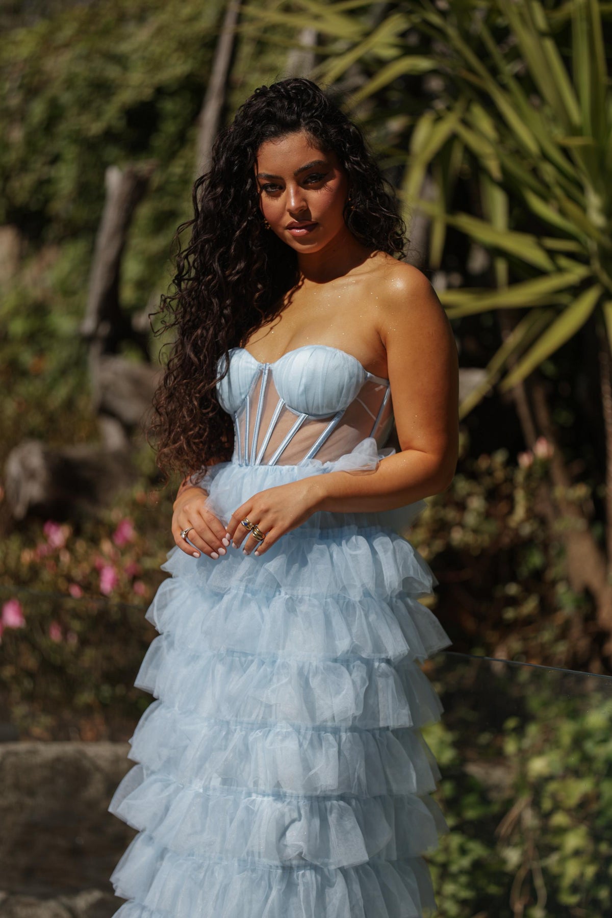 Vestido Isabella - Azul Bebé
