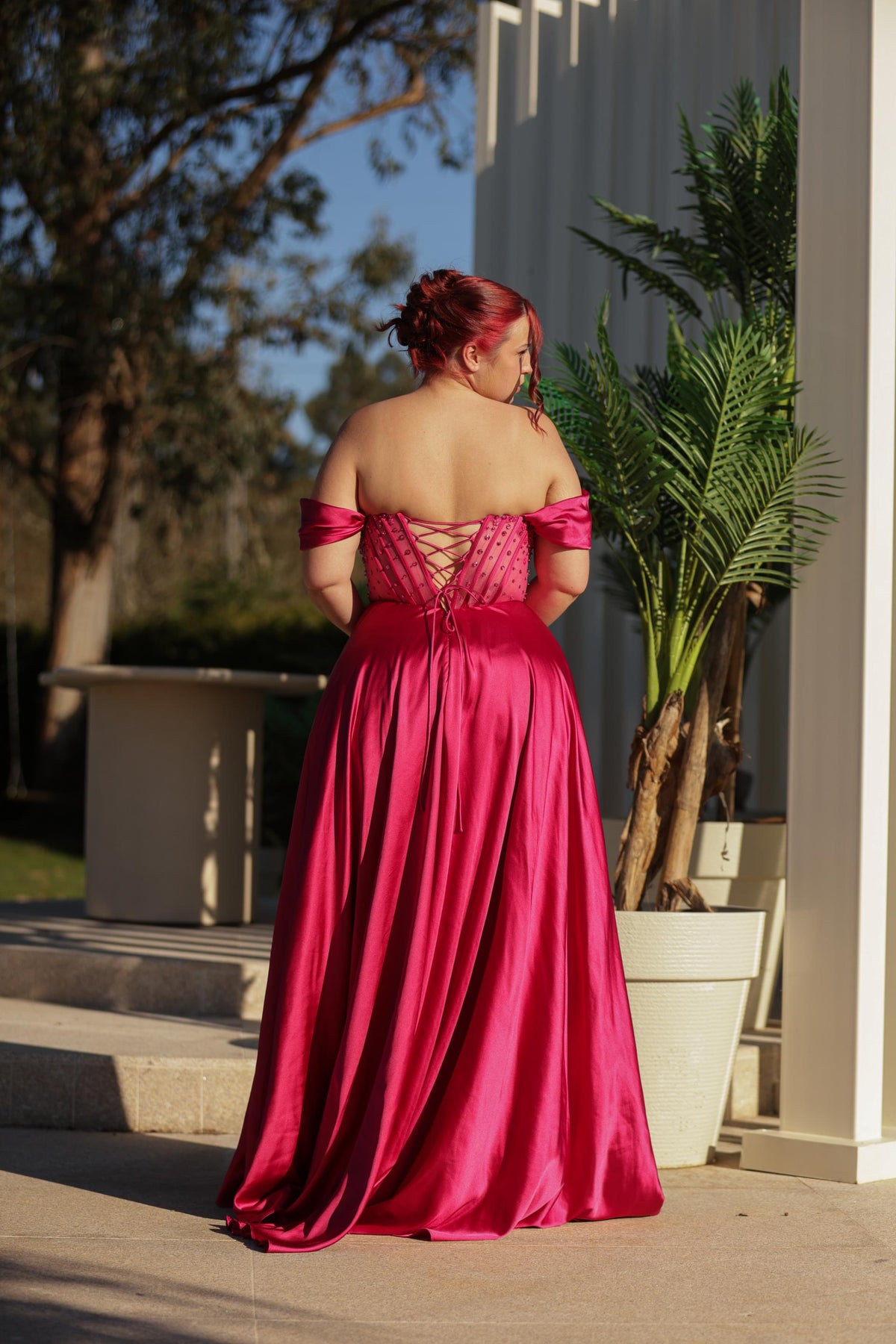 Vestido Camila - Rosa Fúcsia