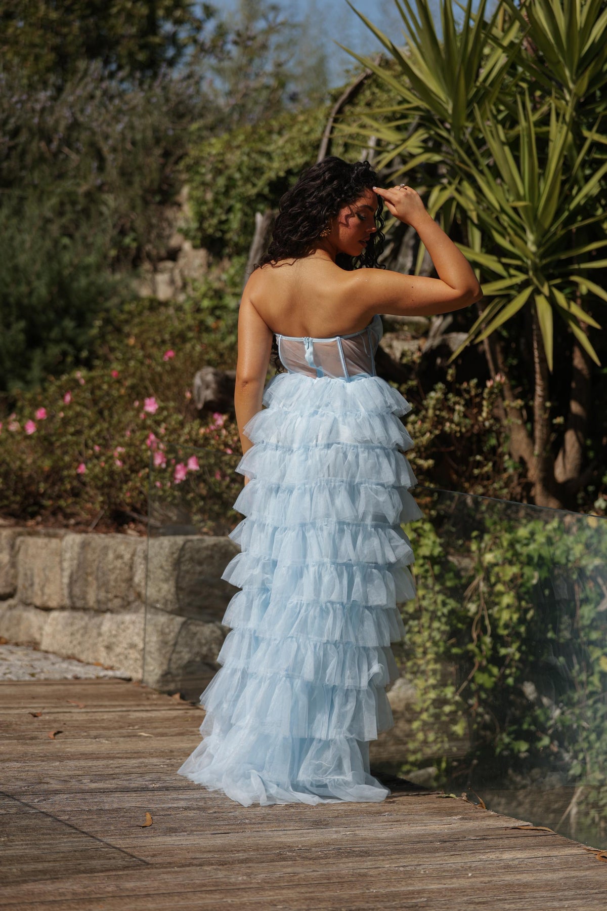 Vestido Isabella - Azul Bebé
