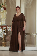 Vestido Helena Castanho Chocolate
