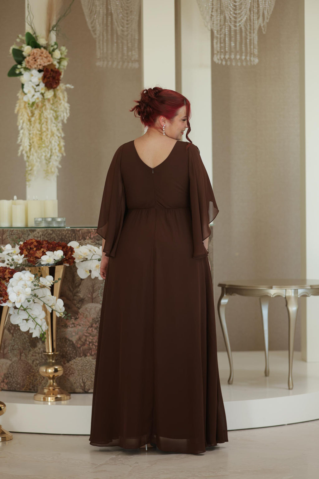 Vestido Helena Castanho Chocolate