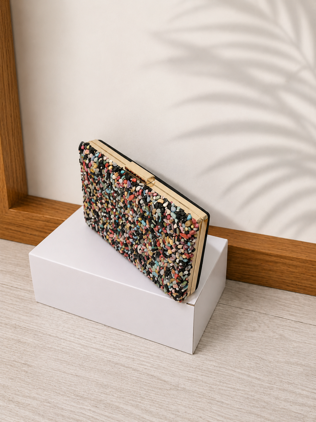 Clutch Preta Multicolor