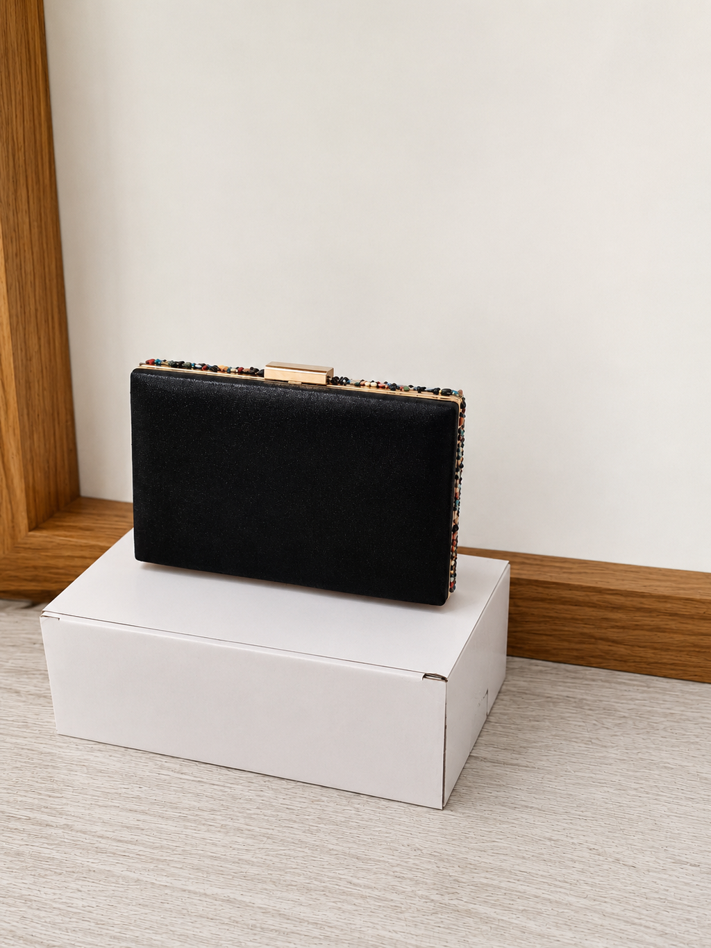 Clutch Preta Multicolor