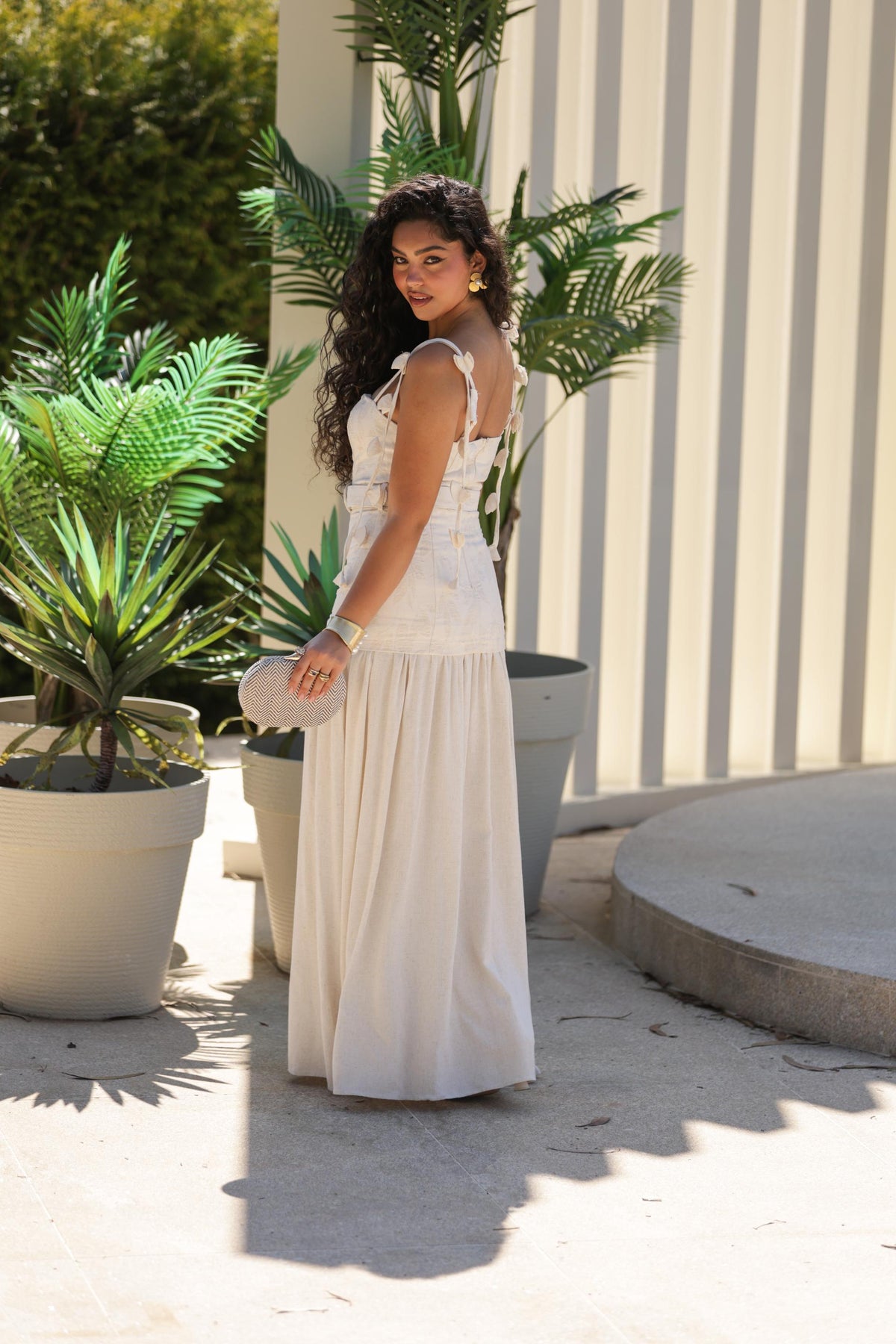 Vestido Toronto - Bege Linho