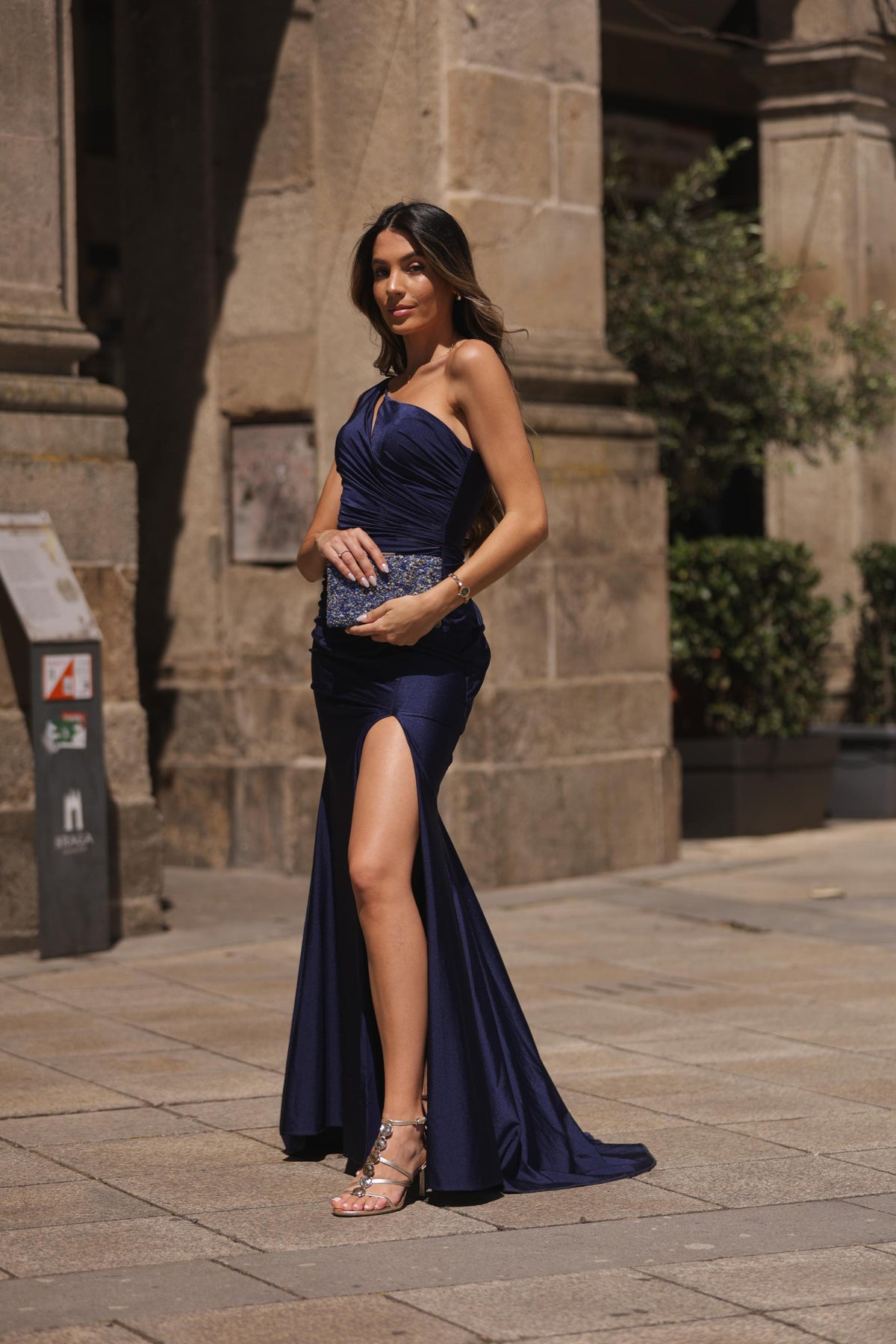 Vestido Napoles - Azul Marinho
