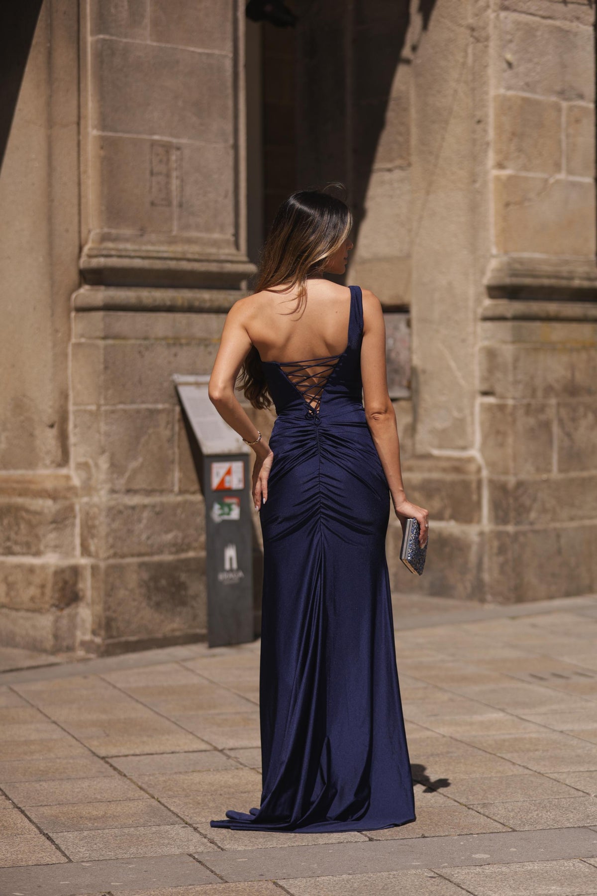 Vestido Napoles - Azul Marinho