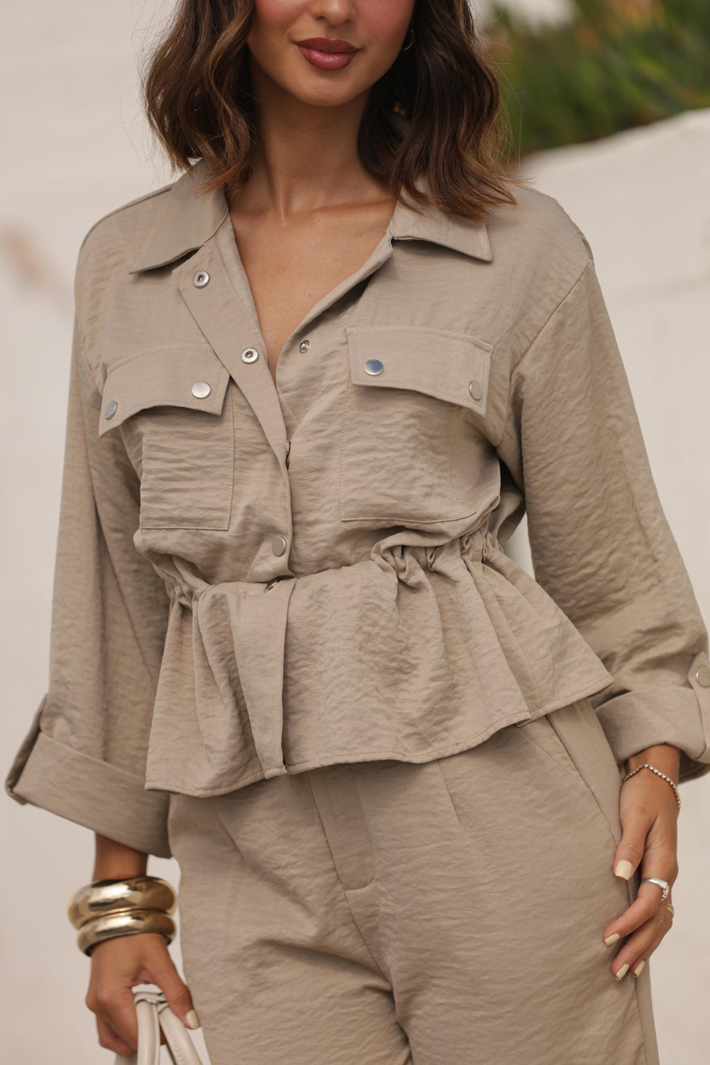 Conjunto Maya Taupe