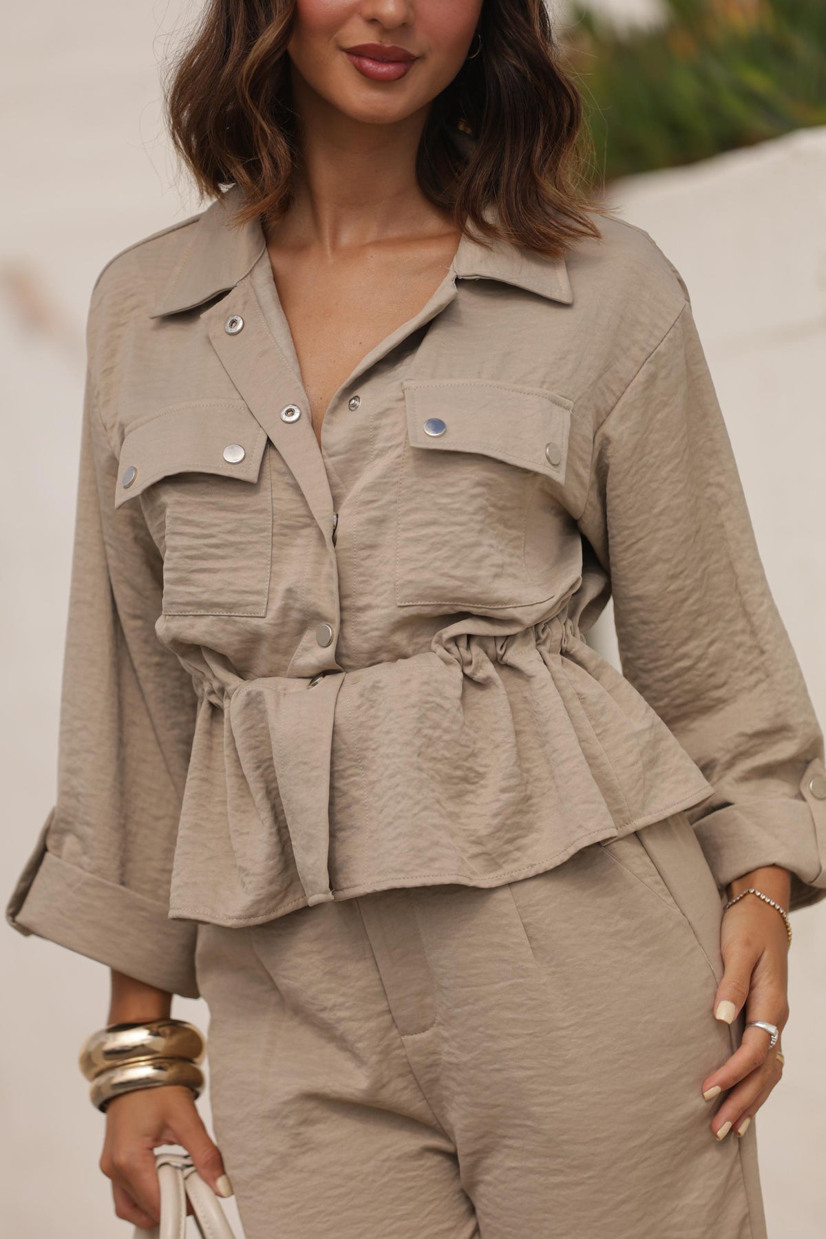 Conjunto Maya Taupe