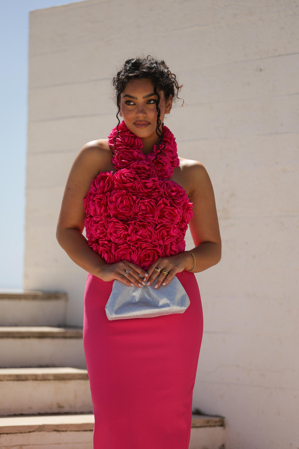 Vestido Mykonos - Rosa