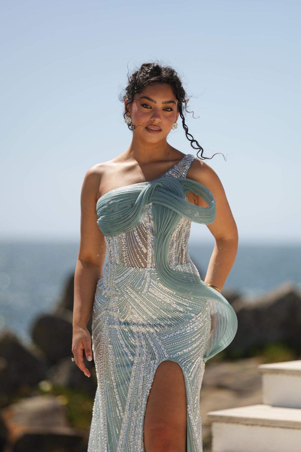 Vestido Washington - Verde Agua