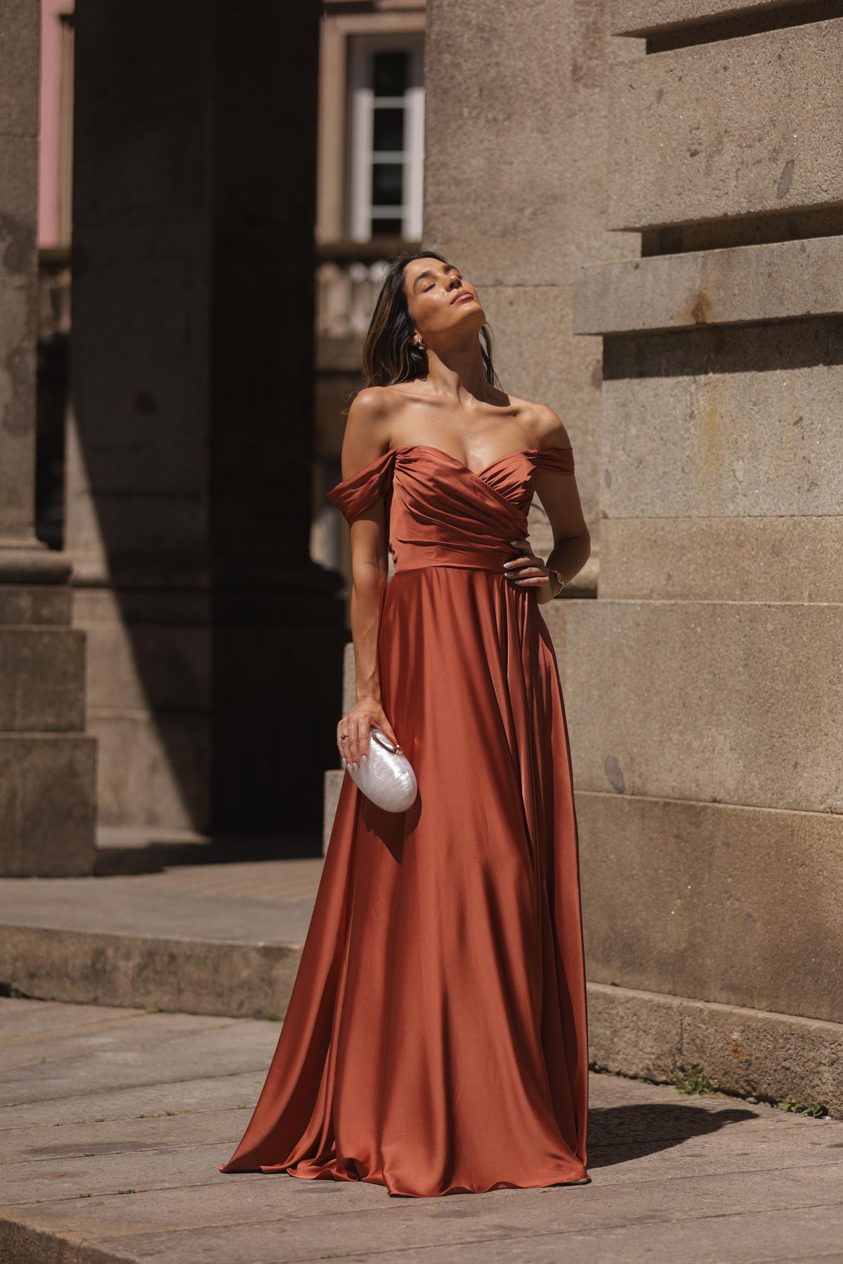 Vestido Aurora - Terracota