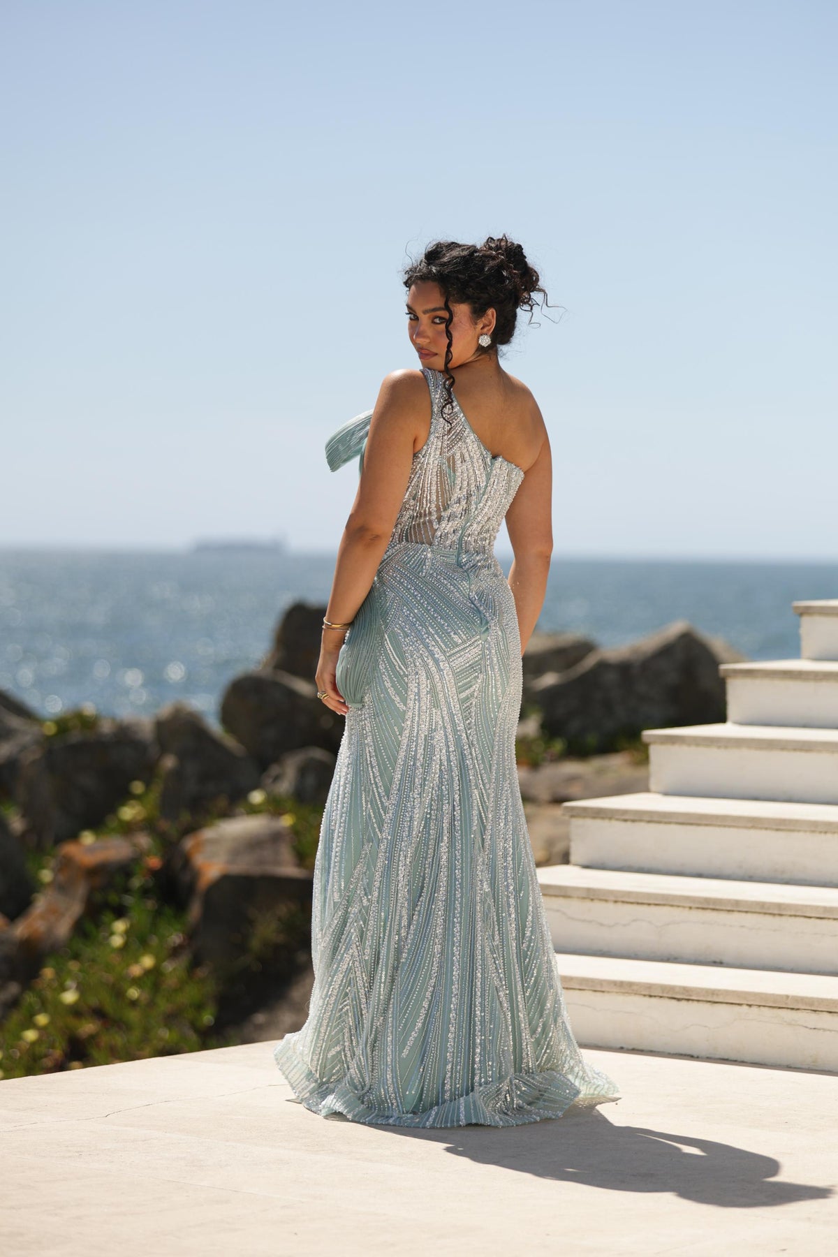 Vestido Washington - Verde Agua