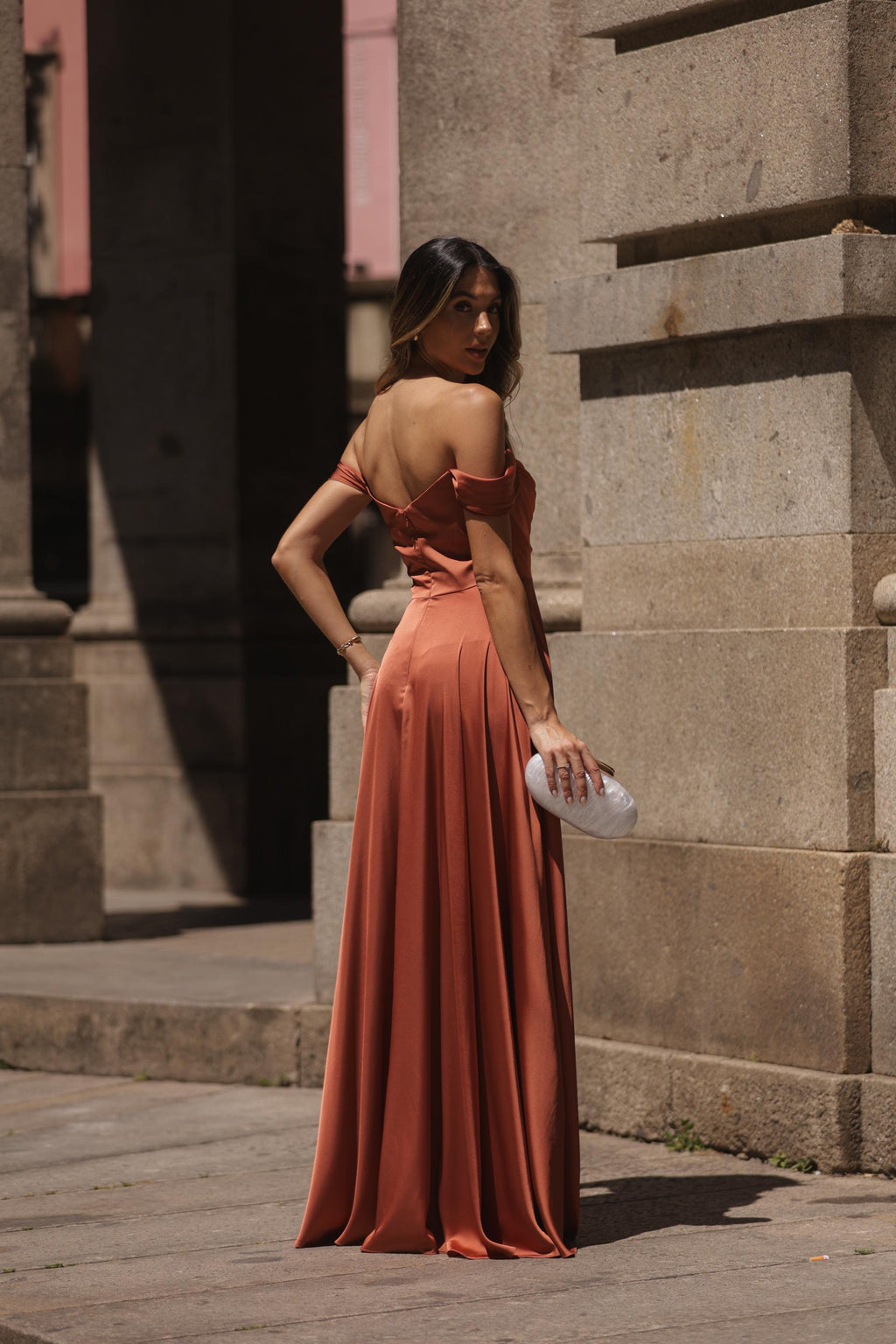 Vestido Aurora - Terracota