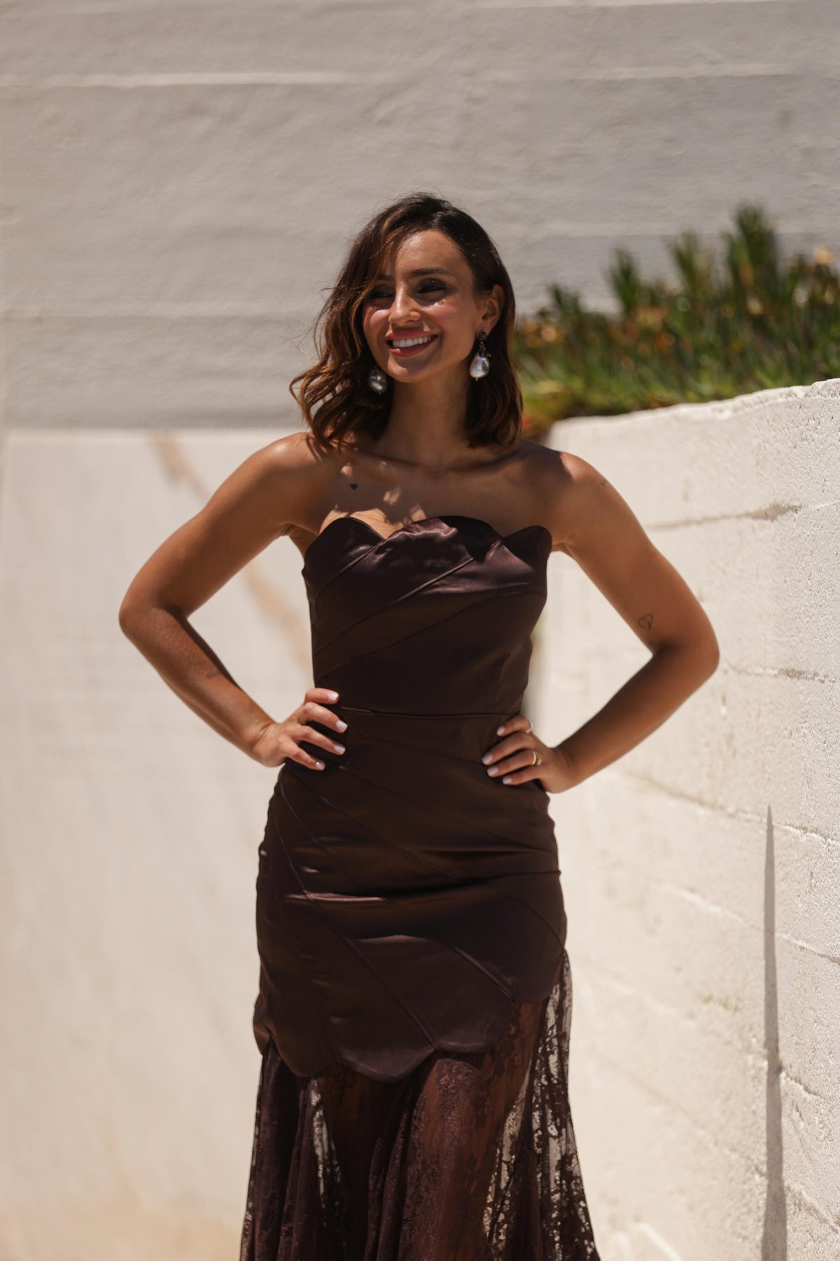 Vestido Cabo Verde - Castanho